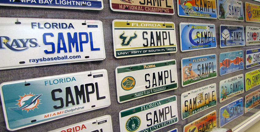 Rechazan Placas Personalizadas En Florida