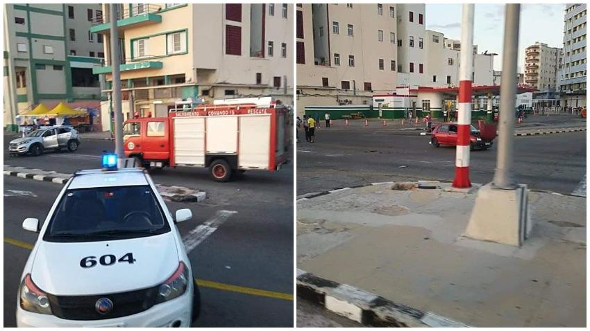 Fuerte Accidente En La Habana En La Intersección De Las Avenidas