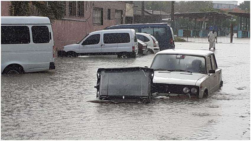 Tormenta provoca inundaciones en La Habana